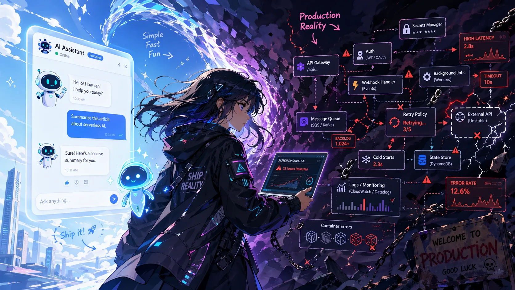 Serverless for AI Agents: What Breaks After the Prototype