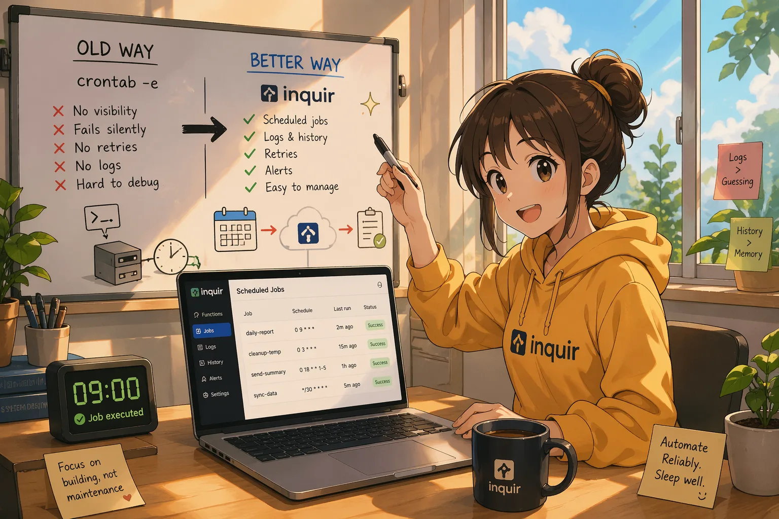 Replacing Crontab with Managed Scheduled Jobs